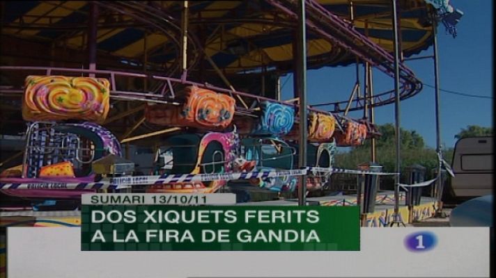 L'informatiu - Comunitat Valenciana - La Comunidad Valenciana en 2' - 13/10/11