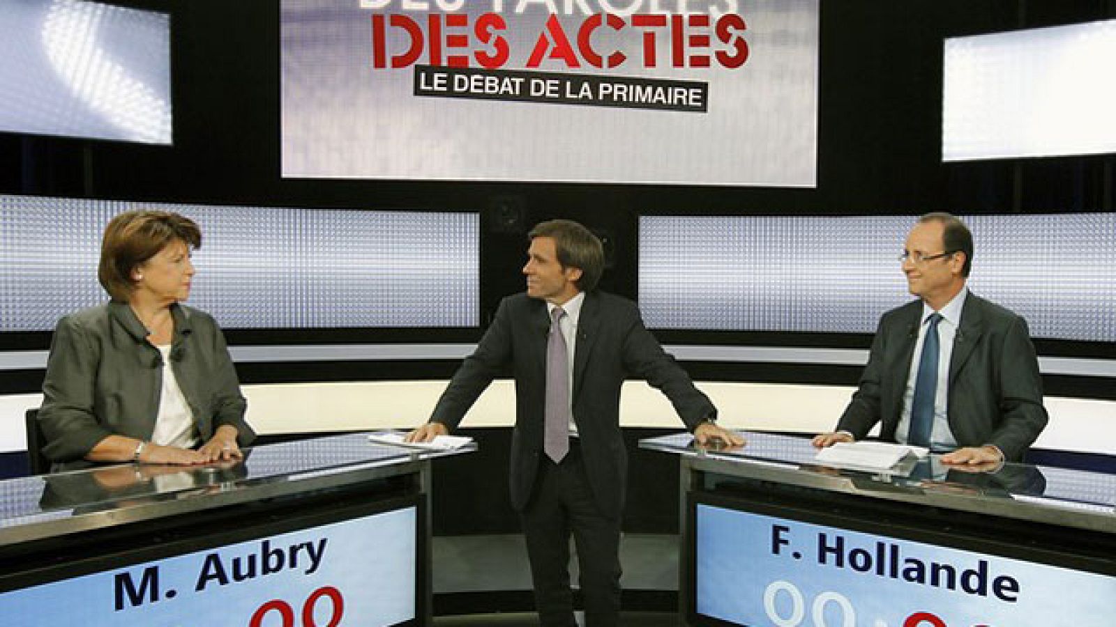 Casi seis millones de personas siguieron el debate entre los candidatos socialistas