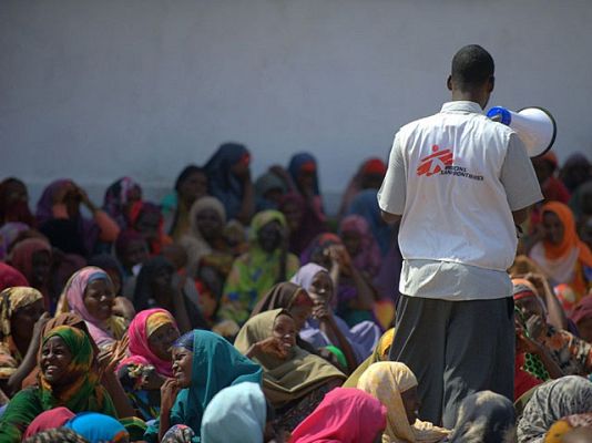 Telediario 1 - Dos cooperantes españolas de MSF secuestradas en un campo de refugiados de Kenia
