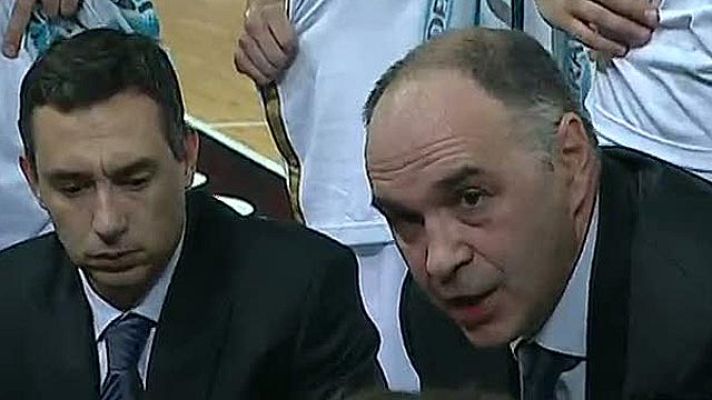 Telediario 1 - Laso 'pone las pilas' a su equipo