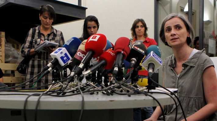 Telediario 1 - Pierden la pista a las cooperantes