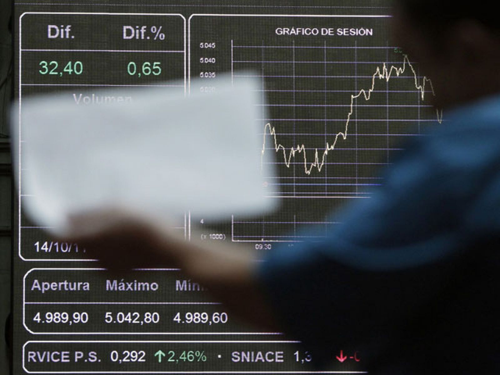 Las Bolsas europeas ignoran la rebaja de nota de la deuda española por S&P