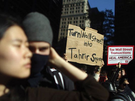Telediario 1 - De Madrid a Nueva York, los jóvenes se rebelan contra los Gobiernos y piden un futuro mejor