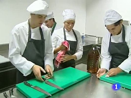 Telediario 1 - Así son las clases del Basque Culinary Center