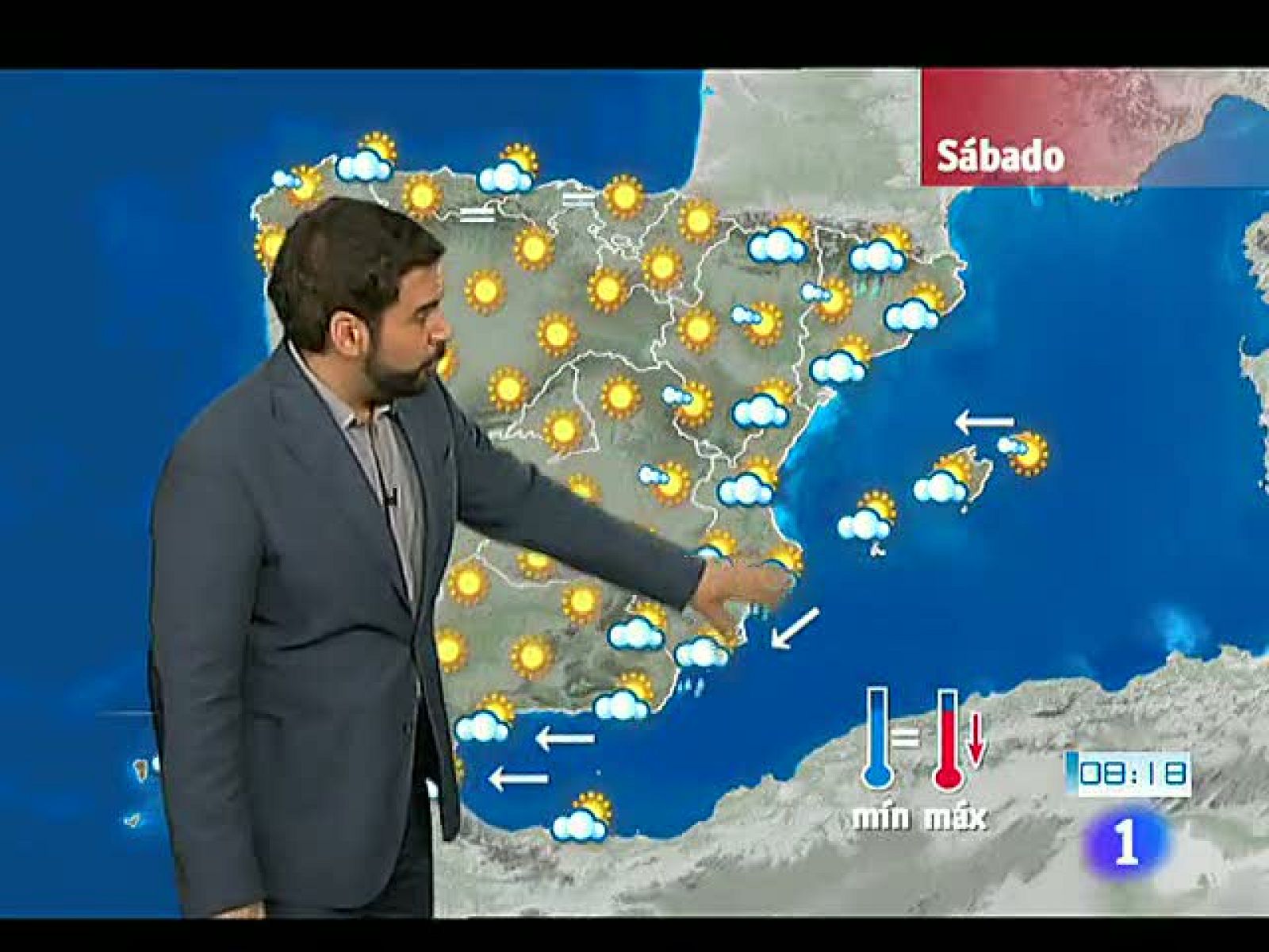 Lluvias débiles en Pirineos, Baleares, costas de Levante y Andalucía oriental - El tiempo | Ver
