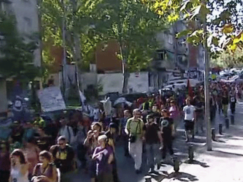 Jornada de protestas en España contra las élites financieras y políticas