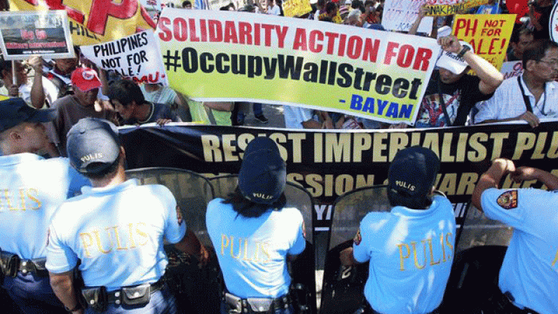 Los 'indignados' de todo el mundo se manifiestan por un cambio global