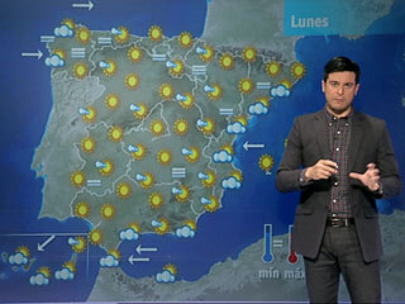Lluvias débiles en Ibiza, litorales del sureste y Levante