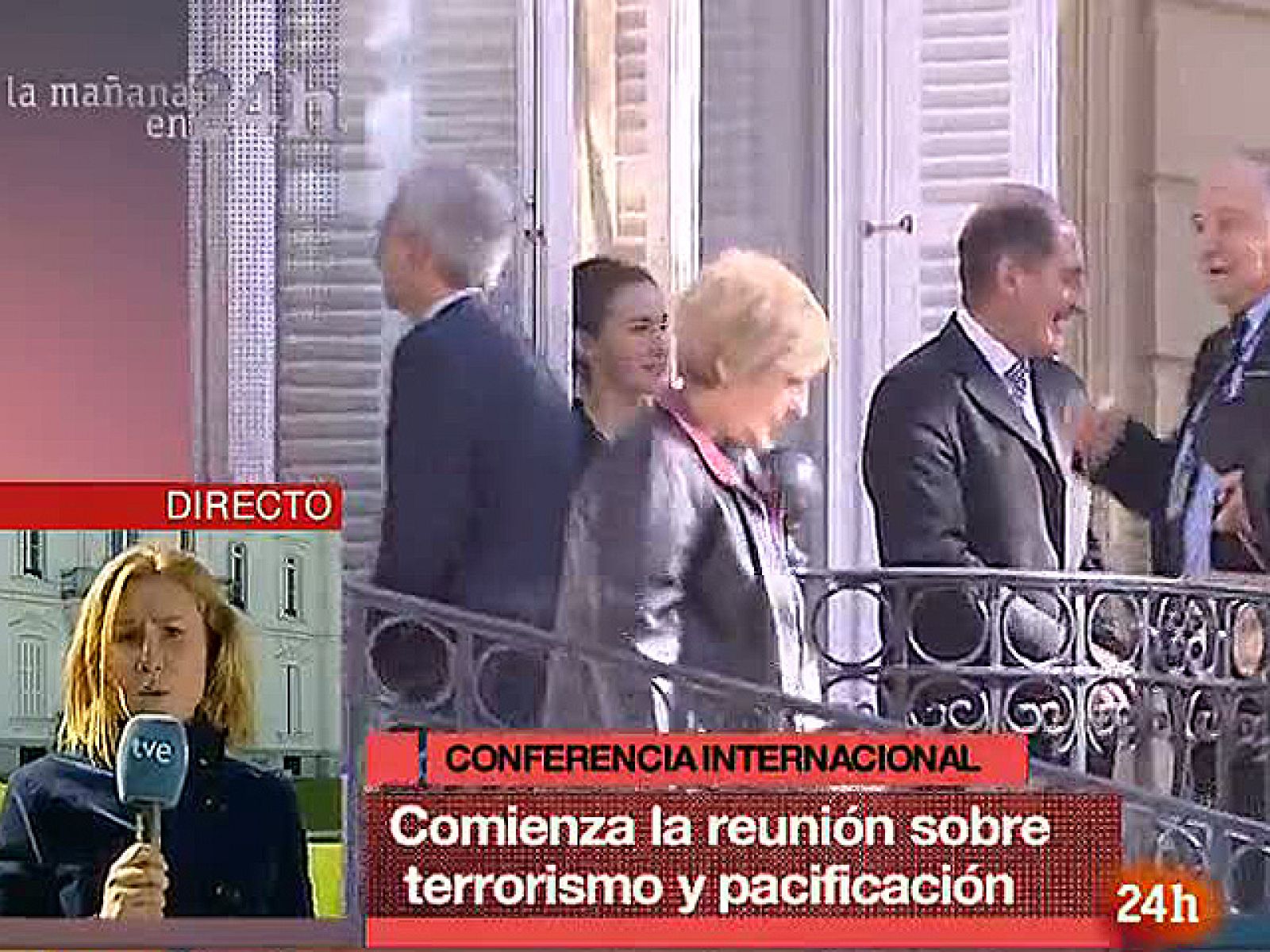 Llegan los participantes de la Conferencia de paz de San Sebastián