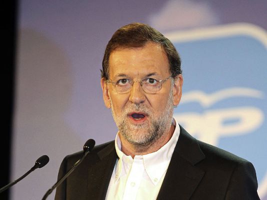 Telediario 1 - Rubalcaba y Rajoy