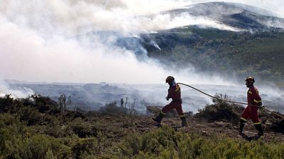 Los incendios se cobran dos v�ctimas en Le�n y Segovia