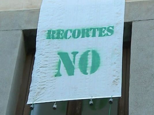 Telediario 1 - Sexta jornada de huelga en Madrid