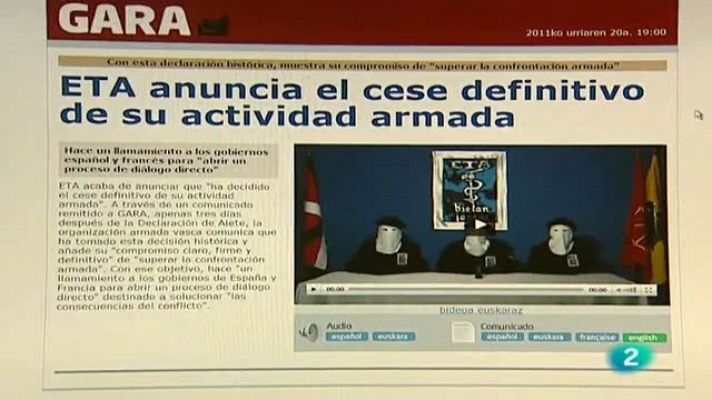 La 2 Noticias - La 2 Noticias - 20/10/11