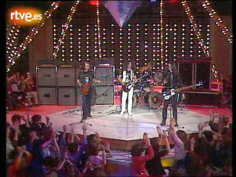 Antonio Flores con Barón Rojo en una edición de 'Aplauso'