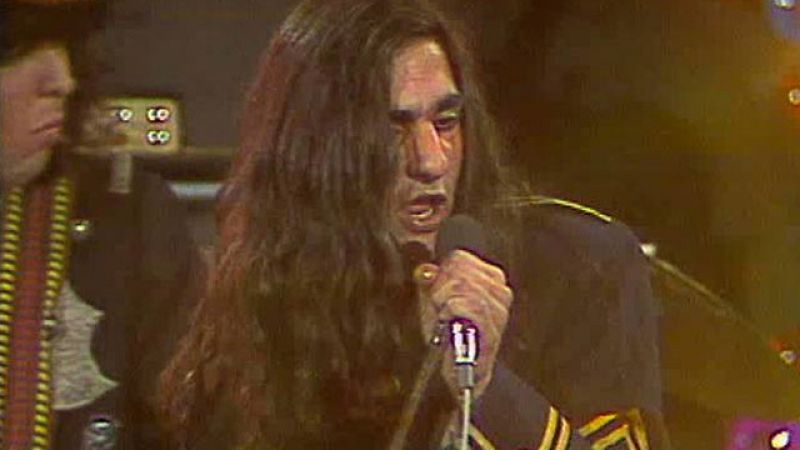 Antonio Flores con Barón Rojo en 'Aplauso' (1982)