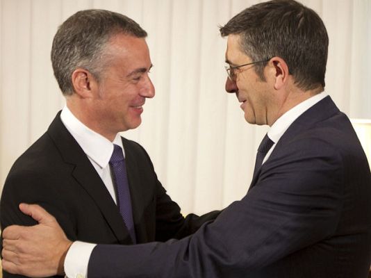 Telediario 1 - Ronda de contactos en el País Vasco