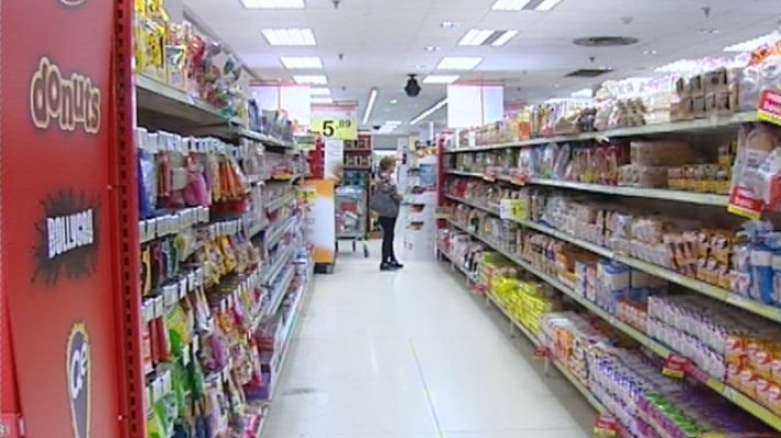 Telediario 1 - Menos gasto en alimentación