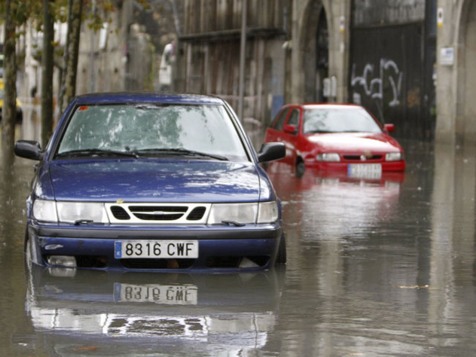Segundo temporal de lluvia y viento en menos de 48 horas