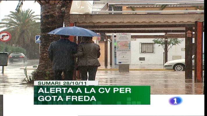 L'informatiu - Comunitat Valenciana - La Comunidad Valenciana en 2' - 28/10/11