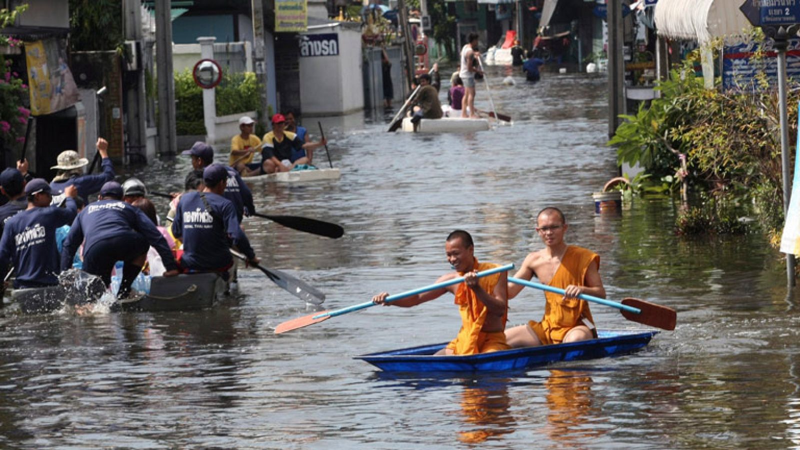 Se aleja el riesgo de mayores inundaciones en Bankok