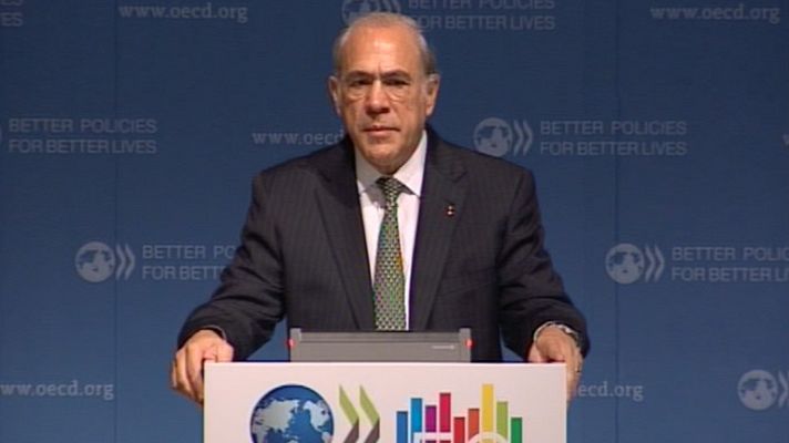 Telediario 1 - OCDE: crecimiento cero en zona euro