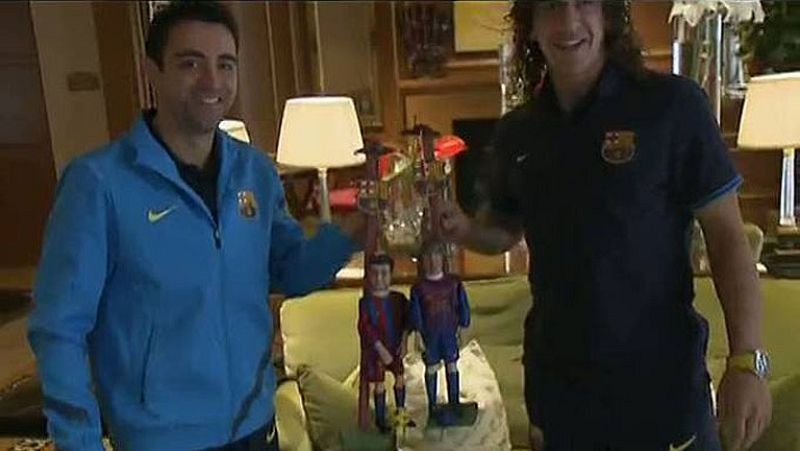 Xavi y Puyol, también en marionetas | Ver