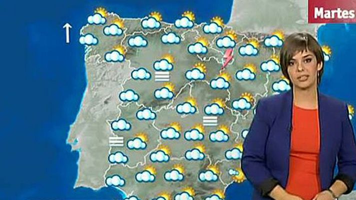 El tiempo - Lluvias en Extremadura, Cantábrico, la meseta y noreste peninsular