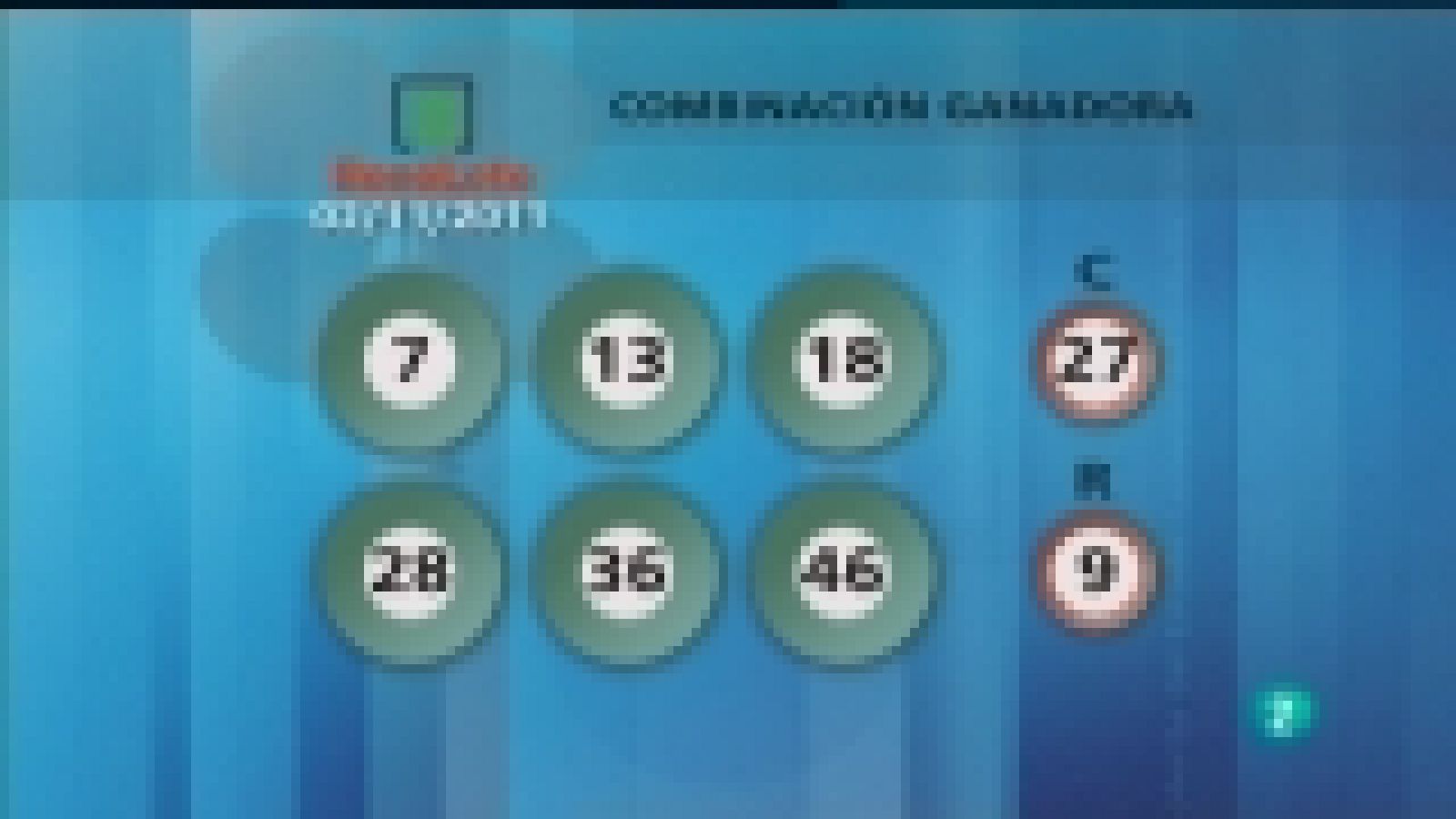 Lotería diaria - 02/11/11 - Ver ahora