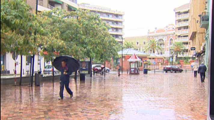 Telediario 1 - Nuevo temporal de lluvia y viento