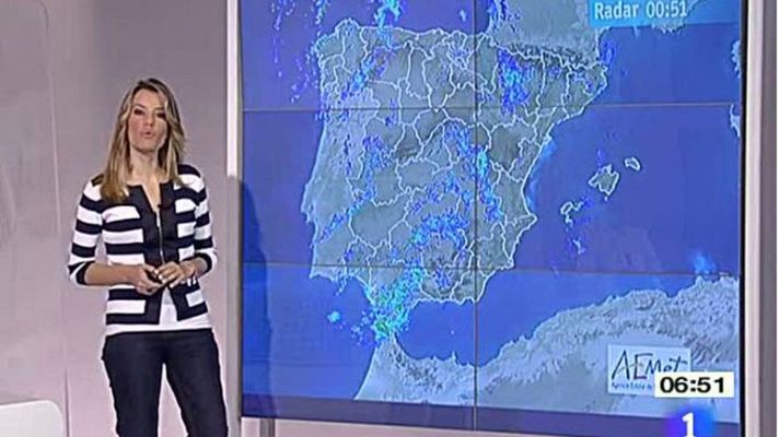 El tiempo - Lluvias generalizadas con especial intensidad en la costa