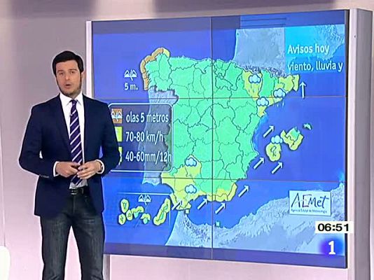 El tiempo - Cielos muy nubosos y descenso de las temperaturas