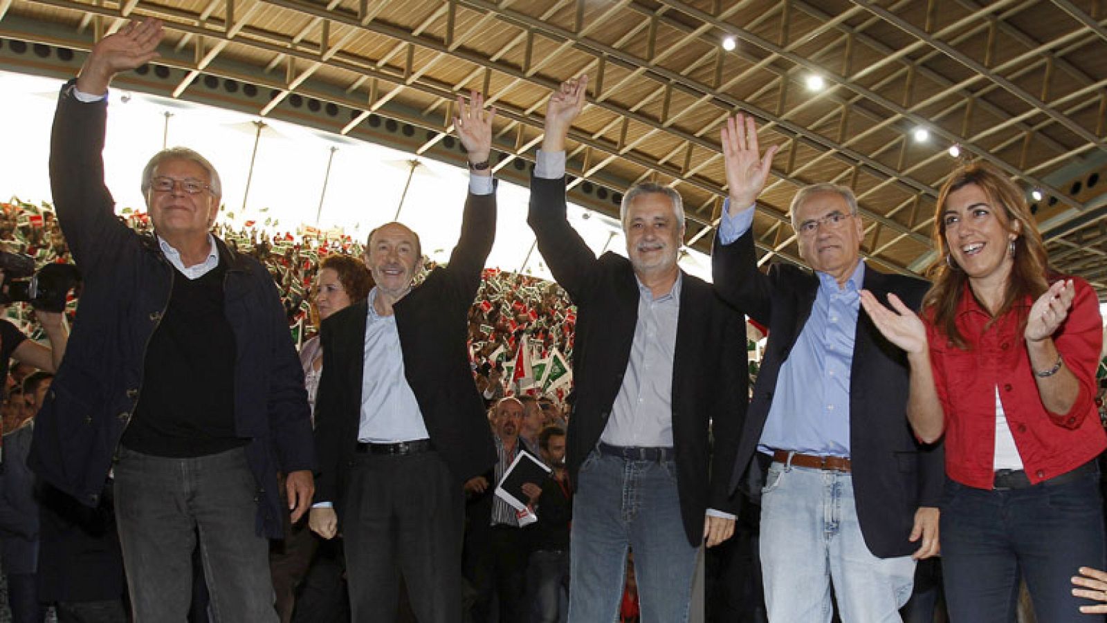 Rubalcaba reúne a Felipe González y Alfonso Guerra