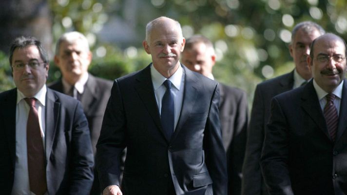 Telediario 1 - Convocatoria en Grecia