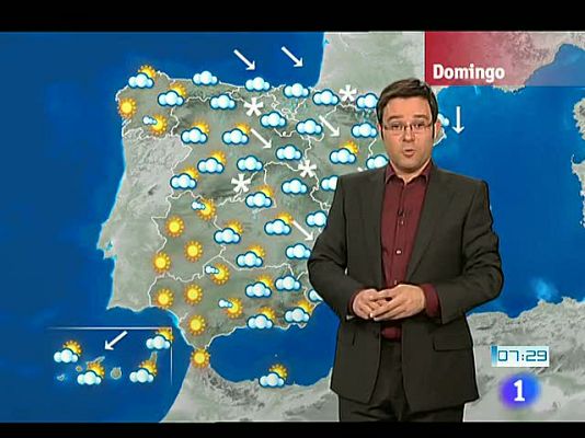 El tiempo - Precipitaciones fuertes y temperaturas con pocos cambios