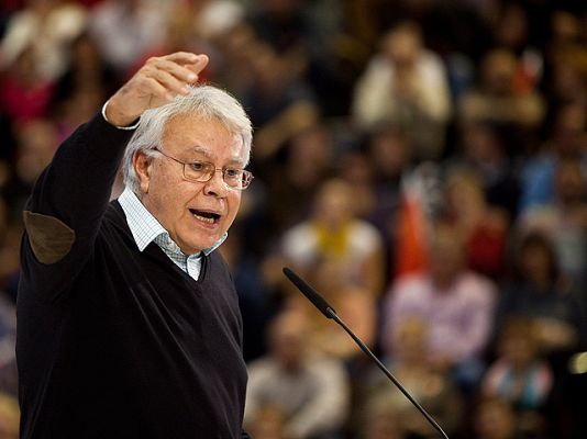  - Felipe González: "Soy el pasado y Rajoy, el futuro pluscuamperfecto"