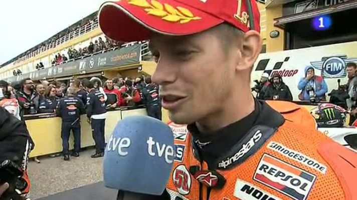  - Stoner, muy contento de su victoria