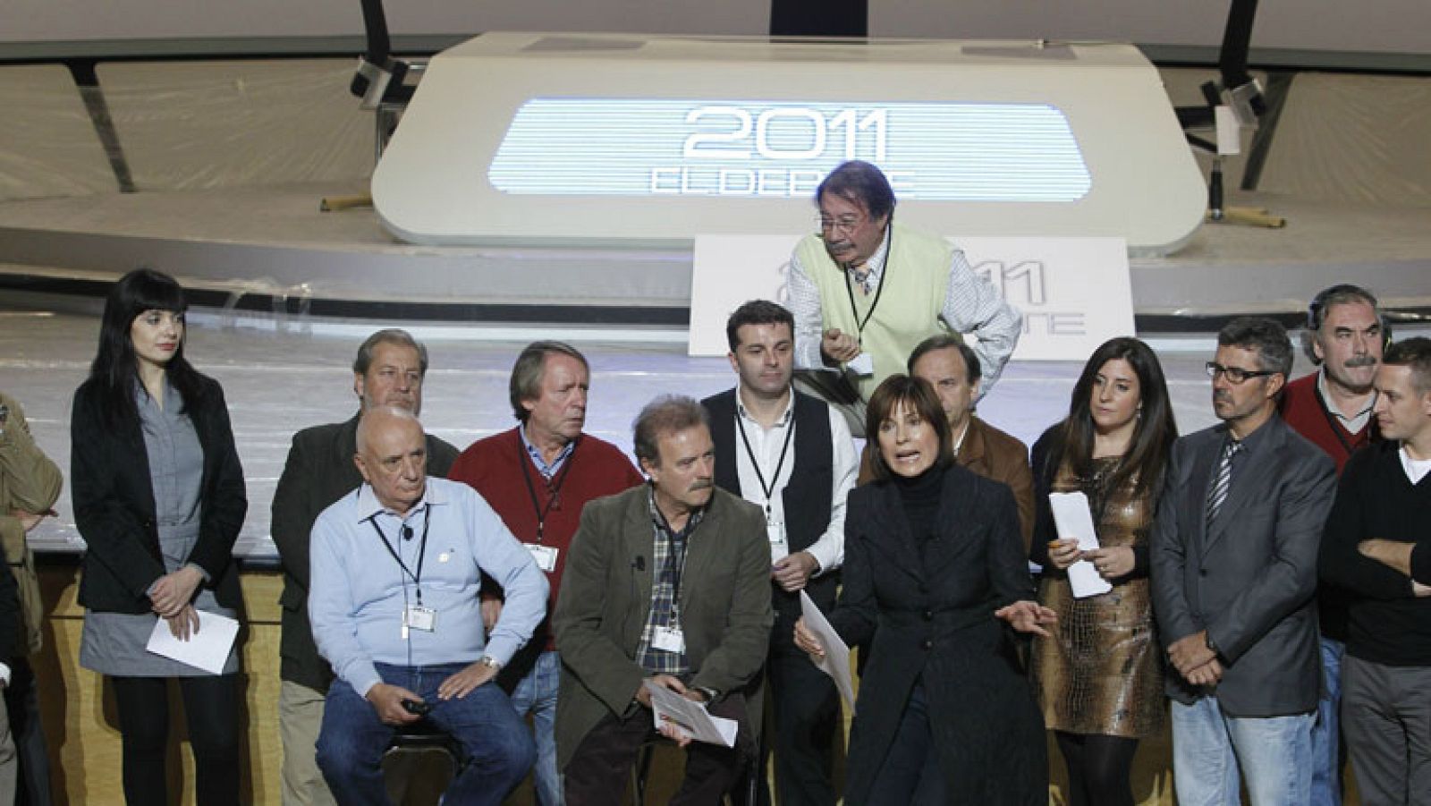 Últimos preparativos del debate electoral de mañana