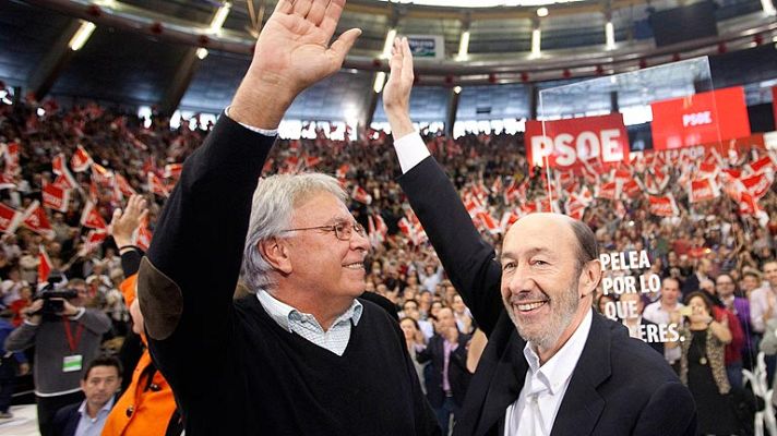 Telediario 1 - Rubalcaba defiende a González