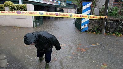 En el Pas Vasco, la situacin por las fuertes inundaciones es muy delicada