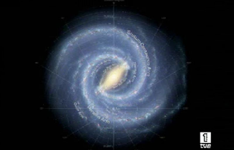 La Vía Láctea tiene dos brazos