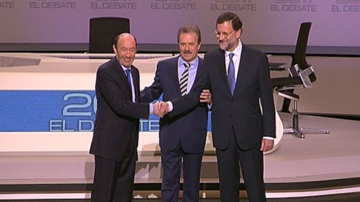 Especiales informativos - Cara a cara Rubalcaba-Rajoy