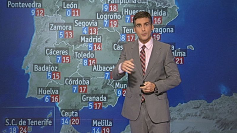 Mañana, lluvias en Galicia, Castilla y León y Extremadura