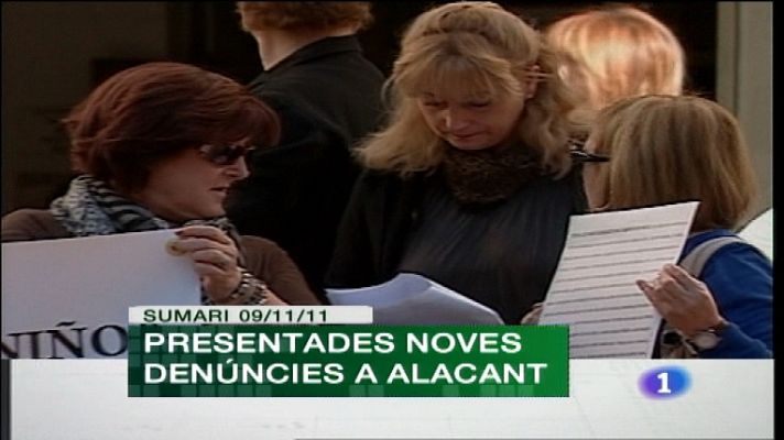 L'informatiu - Comunitat Valenciana - La Comunidad Valenciana en 2' - 09/11/11