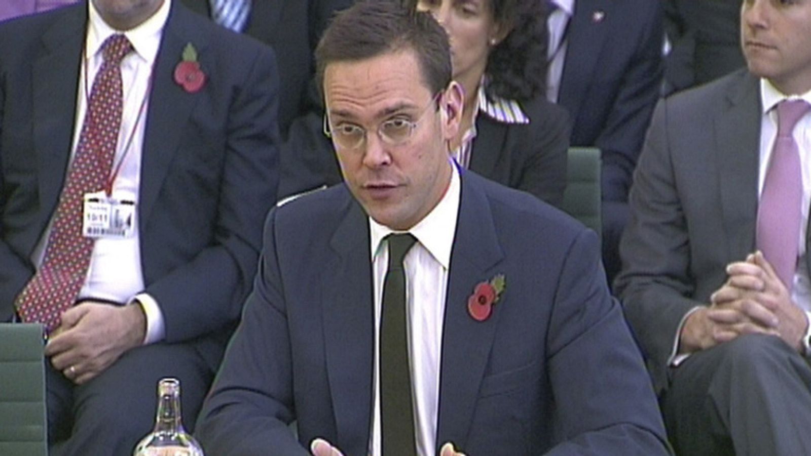 Segunda comparecencia del empresario James Murdoch en el Parlamento británico