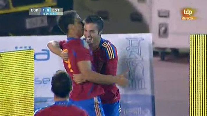  - Rodrigo abre el marcador (1-0)