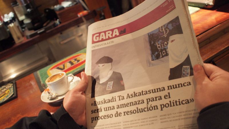 Reacciones a la entrevista a dos portavoces de ETA