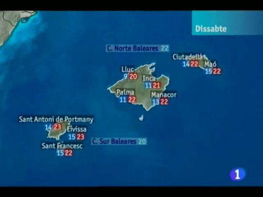 Informatiu Balear - El temps a les Illes Balears - 11/11/11