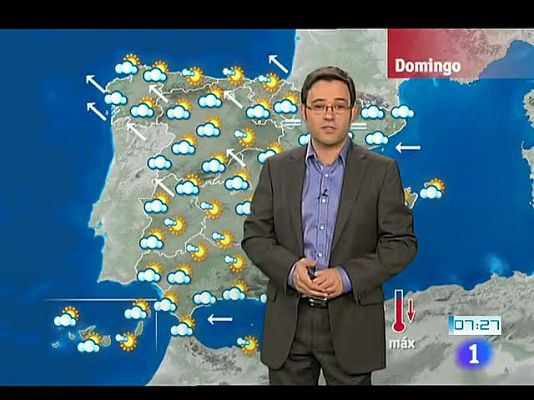 El tiempo - Lluvia y viento fuerte en Galicia y rachas en el área cantábrica y norte de Navarra