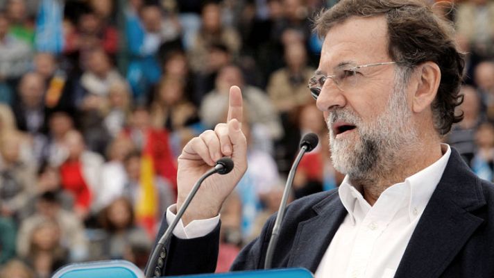 Telediario 1 - PP: Mitin en Valencia