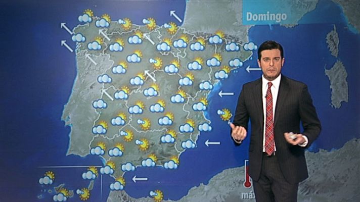 El tiempo - Lluvia y viento fuerte en Galicia